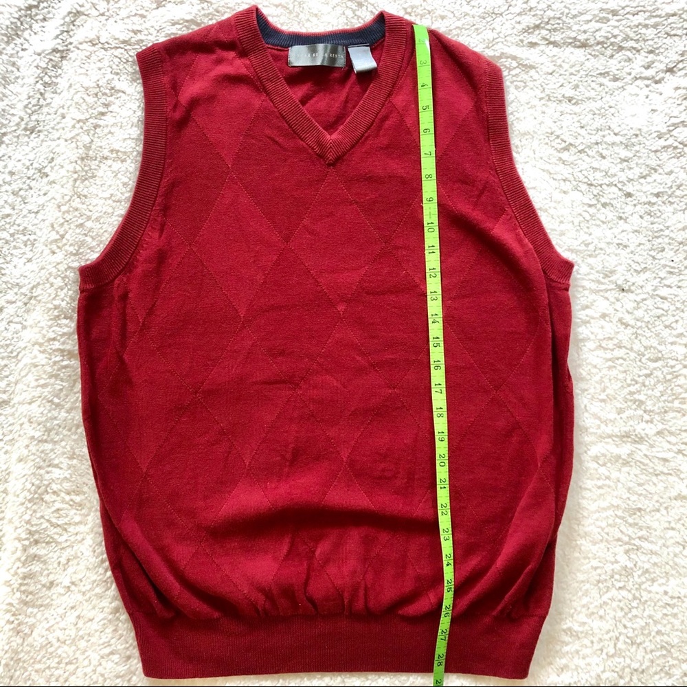 Óscar de la Renta Red Vest - Picture 3 of 6